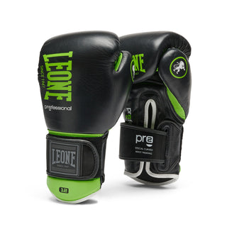 Bokshandschoenen Leone Professional 2 GN115C Groen 10 Oz 