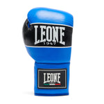 Bokshandschoenen Leone Shock Pro met veters GN057L Blauw 
