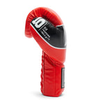 Bokshandschoenen Leone Shock Pro met veters GN057L Rood 