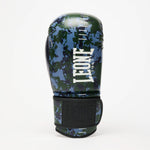 Bokshandschoenen Leone Urban Fighter GN335 blauw-groen camo-Combat Arena