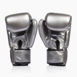 Thaibokshandschoenen Fairtex BGV1C-Plus Gun Metallic-Combat Arena