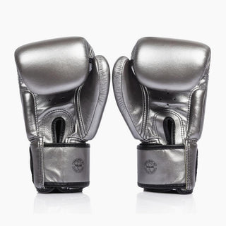 Thaibokshandschoenen Fairtex BGV1C-Plus Gun Metallic-Combat Arena