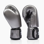 Thaibokshandschoenen Fairtex BGV1C-Plus Gun Metallic-Combat Arena