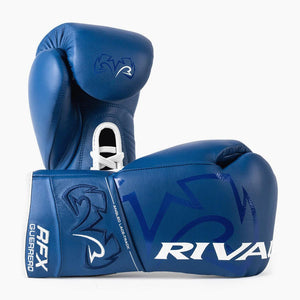 Bokshandschoenen Rival RFX Guerrero Pro Fight HDE-F Blauw 10 Oz-Combat Arena