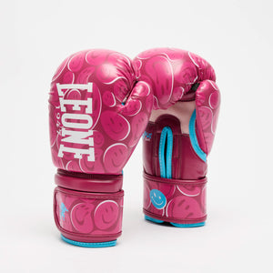 Kids bokshandshoenen Leone Bubbly GN409J 6 Oz Fuxia-Combat Arena