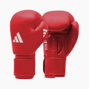 Bokshandschoenen van Boksen Adidas Goedgekeurd World Boxing Rood 