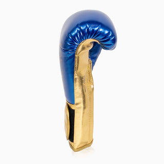 Bokshandschoenen Adidas Hybrid 500 Voor met Klittenband Blauw-goud 