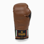 Bokshandschoenen Di Nardo met veters Bruin Zwart 10 Oz 