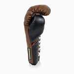 Bokshandschoenen Di Nardo met veters Bruin Zwart 10 Oz 
