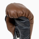 Bokshandschoenen Di Nardo met veters Bruin Zwart 10 Oz 