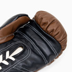 Bokshandschoenen Di Nardo met veters Bruin Zwart 10 Oz 