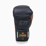 Bokshandschoenen Di Nardo met veters Zwart-Bruin 16 oz 