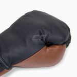 Bokshandschoenen Di Nardo met veters Zwart-Bruin 16 oz 