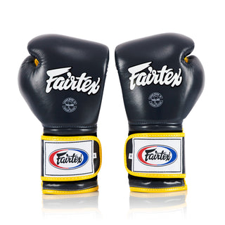Bokshandschoenen Fairtex Mexican Stijl BGV9 Blauw-geel 
