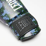 Bokshandschoenen Leone Urban Fighter GN335 Blauw-groen camo 