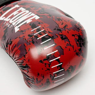 Bokshandschoenen Leone Urban Fighter GN335 rood-zwart camo 