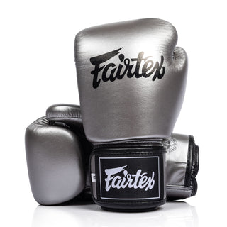 Thaibokshandschoenen Fairtex BGV1C-Plus Gun Metallic 