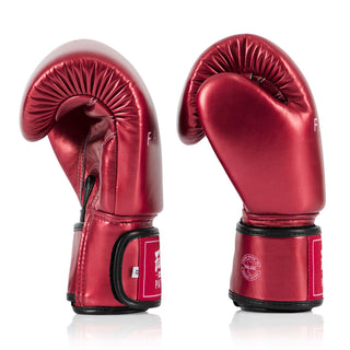 Thaibokshandschoenen Fairtex Metallic BGV22 Rood 