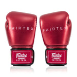 Thaibokshandschoenen Fairtex Metallic BGV22 Rood 