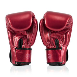 Thaibokshandschoenen Fairtex Metallic BGV22 Rood 