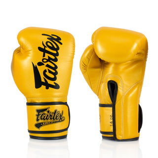 Thaibokshandschoenen Fairtex Super Sparring BGV18 Goud 