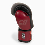 Thaibokshandschoenen Twins Special BGVL3 Bourgondisch-zwart
