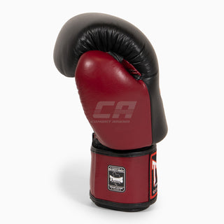 Thaibokshandschoenen Twins Special BGVL3 Bourgondisch-zwart