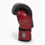 Thaibokshandschoenen Twins Special BGVL3 Bourgondisch-zwart