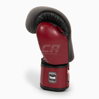 Thaibokshandschoenen Twins Special BGVL3 Bourgondisch-zwart