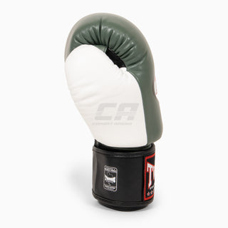 Thaibokshandschoenen Twins Special BGVL4 Zwart-groen-wit