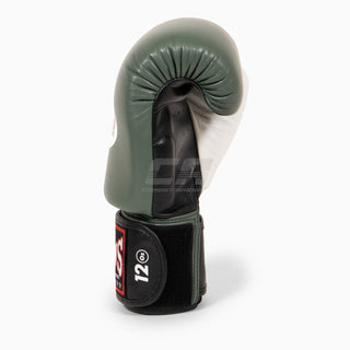 Thaibokshandschoenen Twins Special BGVL4 Zwart-groen-wit