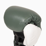 Thaibokshandschoenen Twins Special BGVL4 Zwart-groen-wit