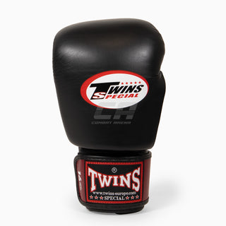 Thaibokshandschoenen Twins Special BGVL4 Rood-zwart-wit