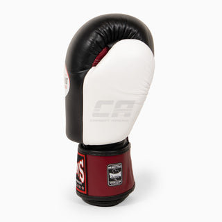 Thaibokshandschoenen Twins Special BGVL4 Rood-zwart-wit