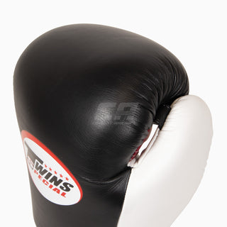 Thaibokshandschoenen Twins Special BGVL4 Rood-zwart-wit