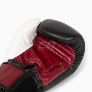 Thaibokshandschoenen Twins Special BGVL4 Rood-zwart-wit