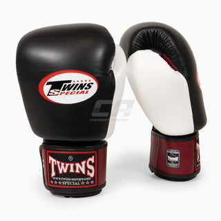Thaibokshandschoenen Twins Special BGVL4 Rood-zwart-wit