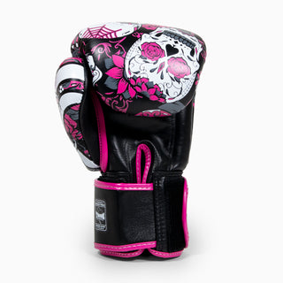 Thaibokshandschoenen Twins Special FBGVL 3 Skull Roze 