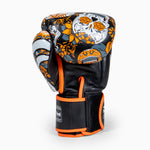 Thaibokshandschoenen Twins Special FBGVL 4 Skull Oranje 