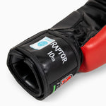 Bokshandschoenen Raptor SAP WAKO 10 Oz Zwart-rood 