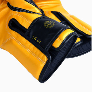 Thaibokshandschoenen Fairtex Super Sparring BGV18 Zwart-goud 