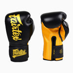 Thaibokshandschoenen Fairtex Super Sparring BGV18 Zwart-goud 