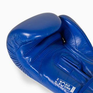 Bokshandschoenen van Boksen Adidas Goedgekeurd World Boxing Blauw 