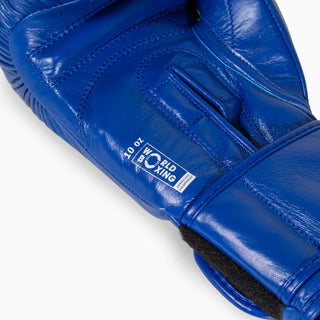 Bokshandschoenen van Boksen Adidas Goedgekeurd World Boxing Blauw 