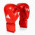 Bokshandschoenen van Boksen Adidas Goedgekeurd World Boxing Rood 