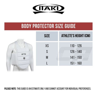 Body Protector Karate Itaki U14 FIJLKAM Art.69J 
