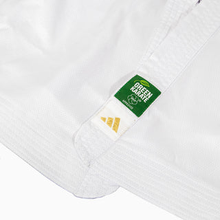 Karatepak kumite Adidas Adizero 2.0 WKF wit zonder strepen 