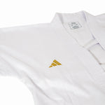 Karatepak kumite Adidas Adizero 2.0 WKF wit zonder strepen 