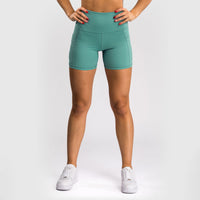 Korte leggings Vrouw Venum Essential Aqua groen-Combat Arena
