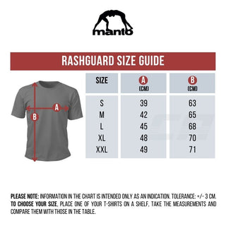 Rashguard Manto Society Gradiënt met korte mouwen